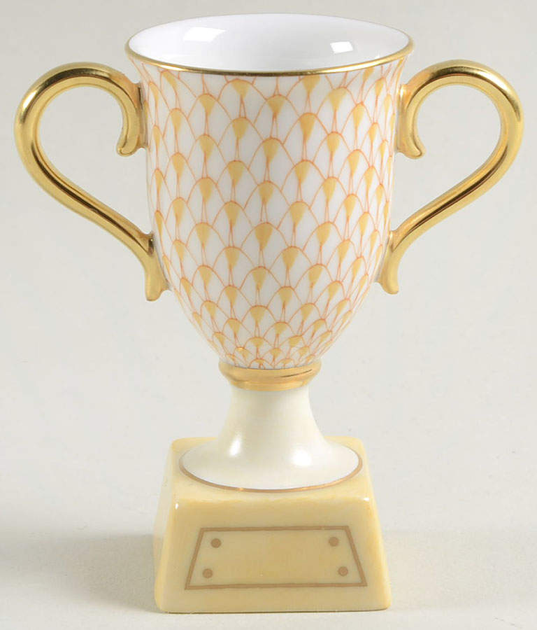 Manmade Objects Trophy-Butterscotch - No Box by Herend-1