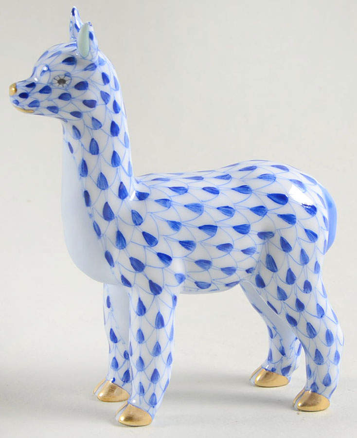 Horses (Equine) Alpaca-Sapphire - No Box by Herend-1