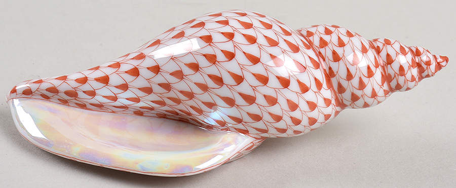 Shells Tulip Shell-Rust - No Box by Herend-1