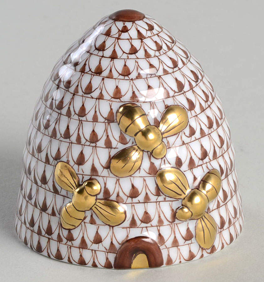 Bugs & Friends Beehive-Chocolate - No Box by Herend-1