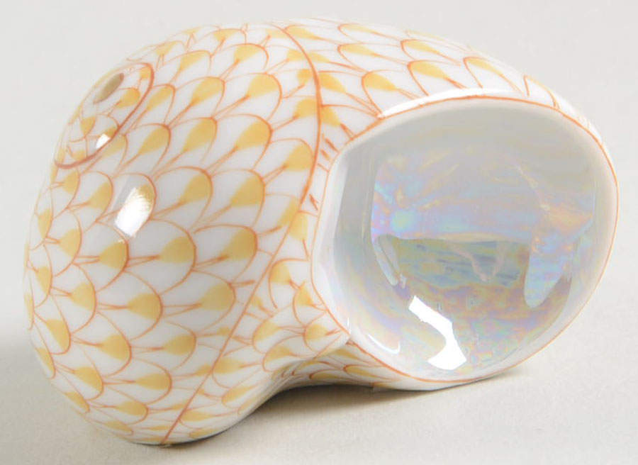 Shells Shark Eye Shell-Butterscotch - No Box by Herend-1