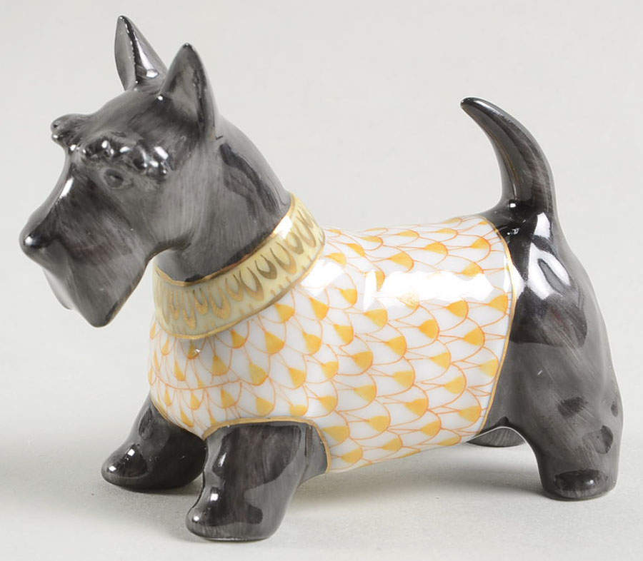 Dogs Scottie McDuff-Butterscotch - No Box by Herend-1
