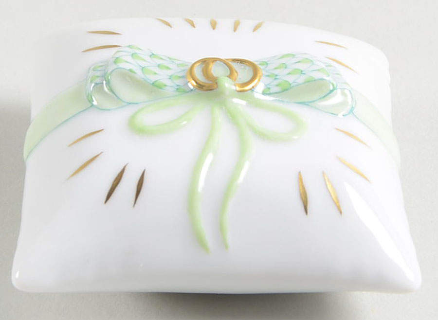 Manmade Objects Ring Bearer Pillow-Key Lime - No Box by Herend-1