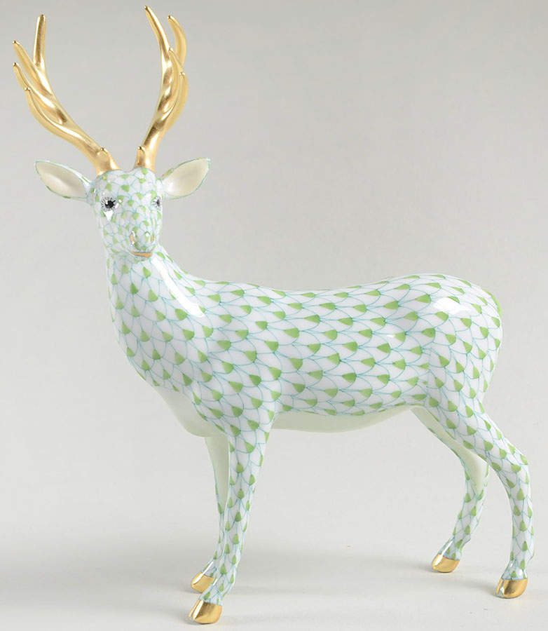 Deer Deer-Key Lime - No Box by Herend-1