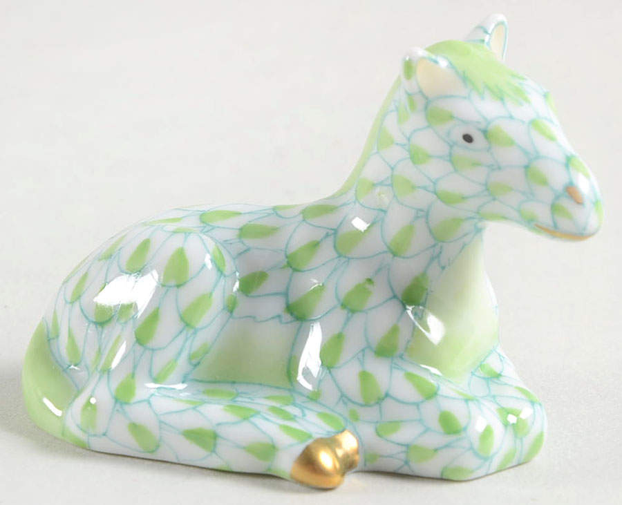 Horses (Equine) Miniature Horse-Key Lime - No Box by Herend-1