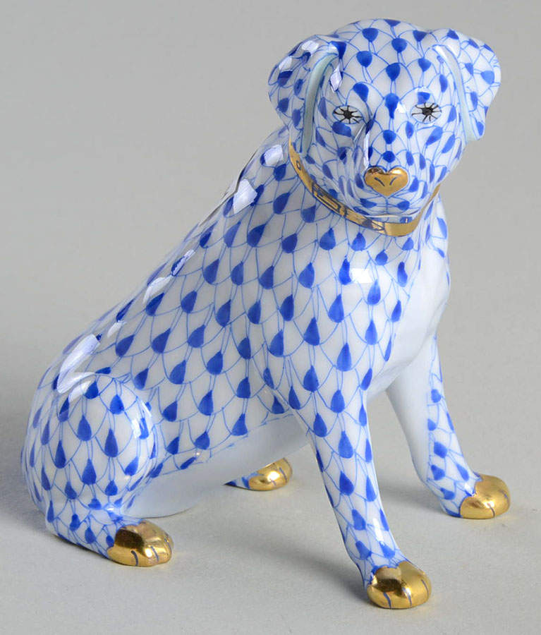 Dogs Labrador Retriever-Sapphire - No Box by Herend-1