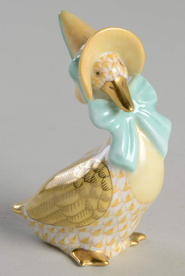 Nursery Rhymes-Fairy Tales Mother Goose-Butterscotch - No Box by Herend-1