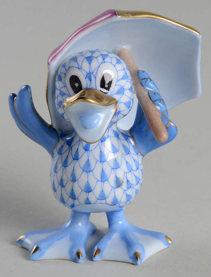 Ducks Just Ducky-Blue - No Box by Herend-1