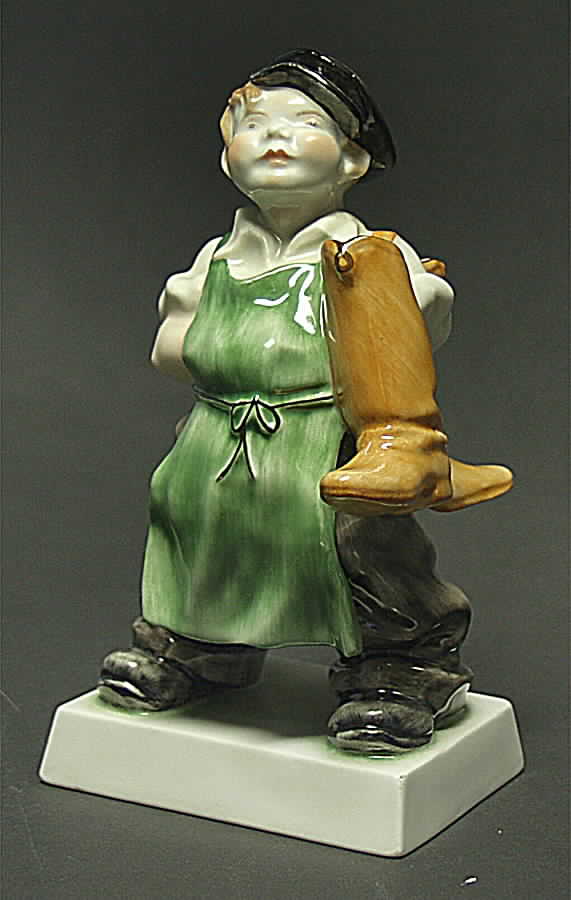 Children Shoemaker's Assistant - No Box by Herend-1