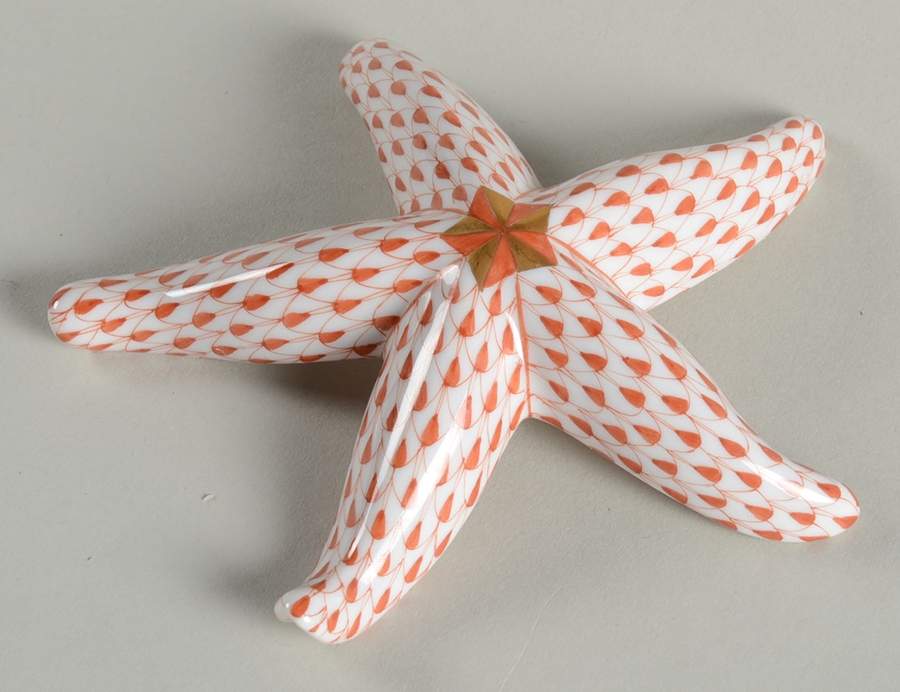 Shells Starfish-Rust - No Box by Herend-1