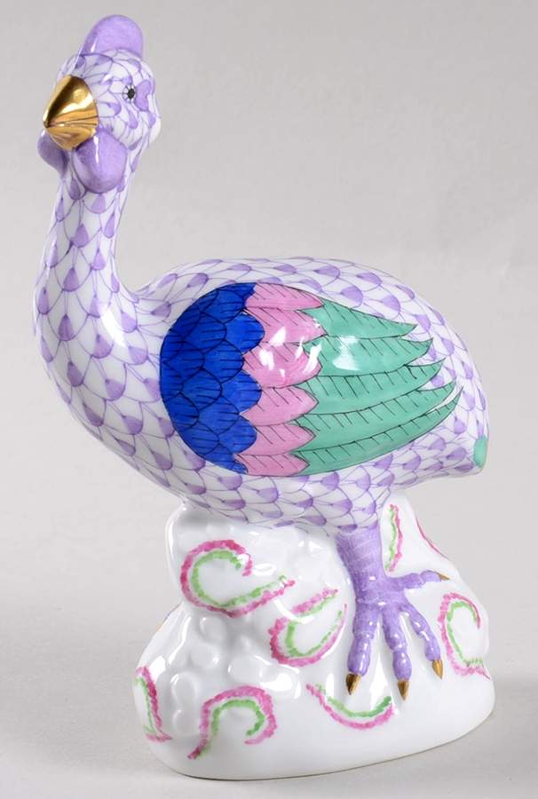 Game Birds Guinea Hen-Lilac - No Box by Herend-1