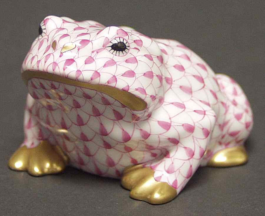 Frogs Frog-Raspberry - No Box by Herend-1