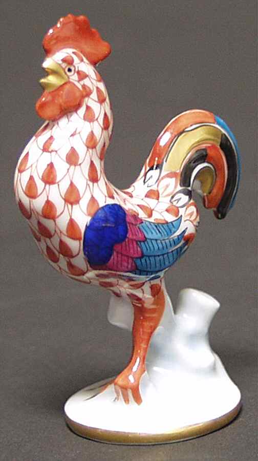 Roosters Rooster-Rust - No Box by Herend-1