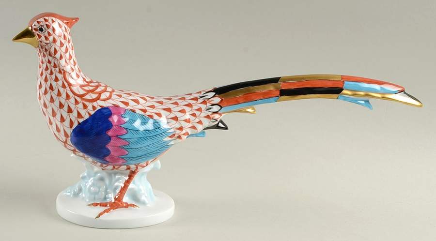 Game Birds Pheasant-Rust - No Box by Herend-1