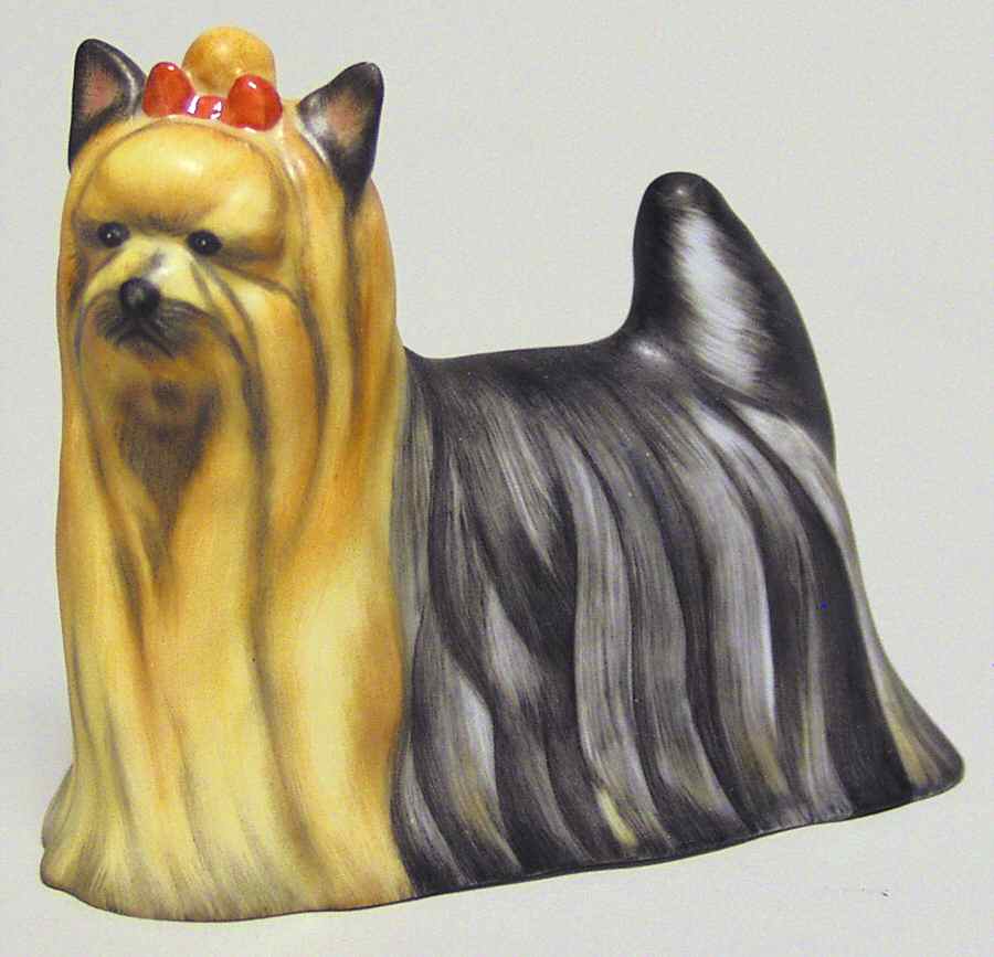 Dogs Yorkshire Terrier-Natural - No Box by Herend-1