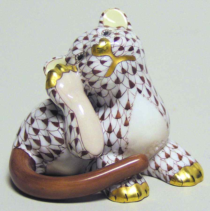Wild Cats Lion Cub-Chocolate - No Box by Herend-1