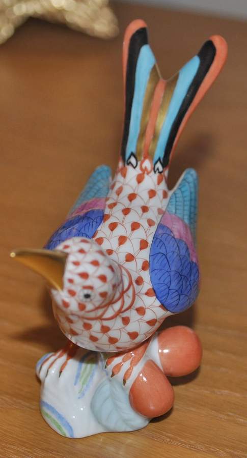 Birds Small Bird-Rust - No Box by Herend-1