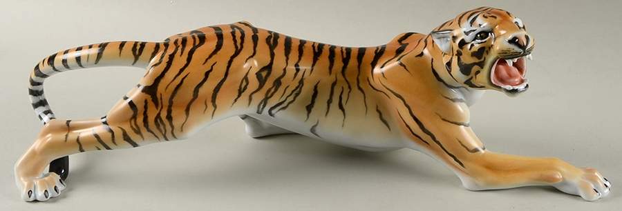Wild Cats Tiger-Natural - No Box 42 by Herend-1
