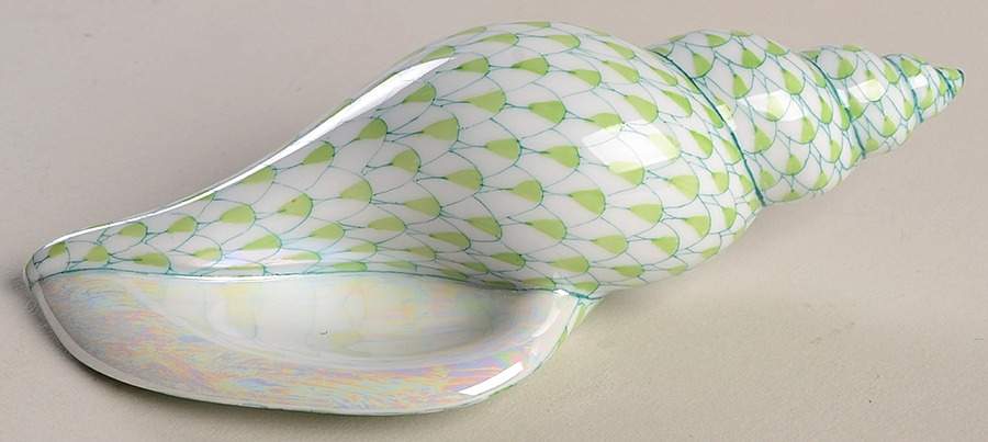 Shells Tulip Shell-Key Lime - No Box by Herend-1