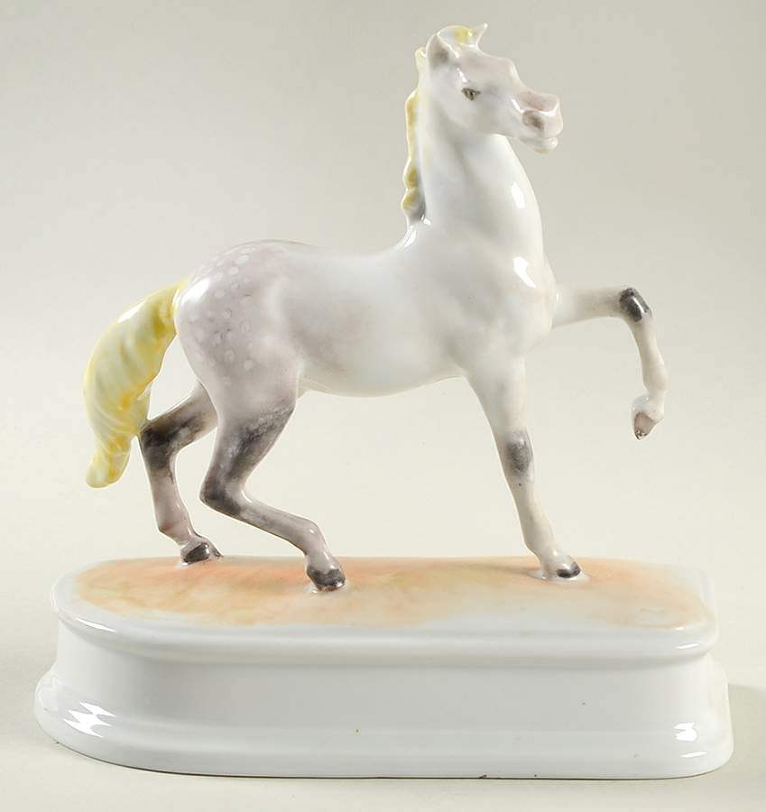Horses (Equine) Horse-Natural - No Box by Herend-1