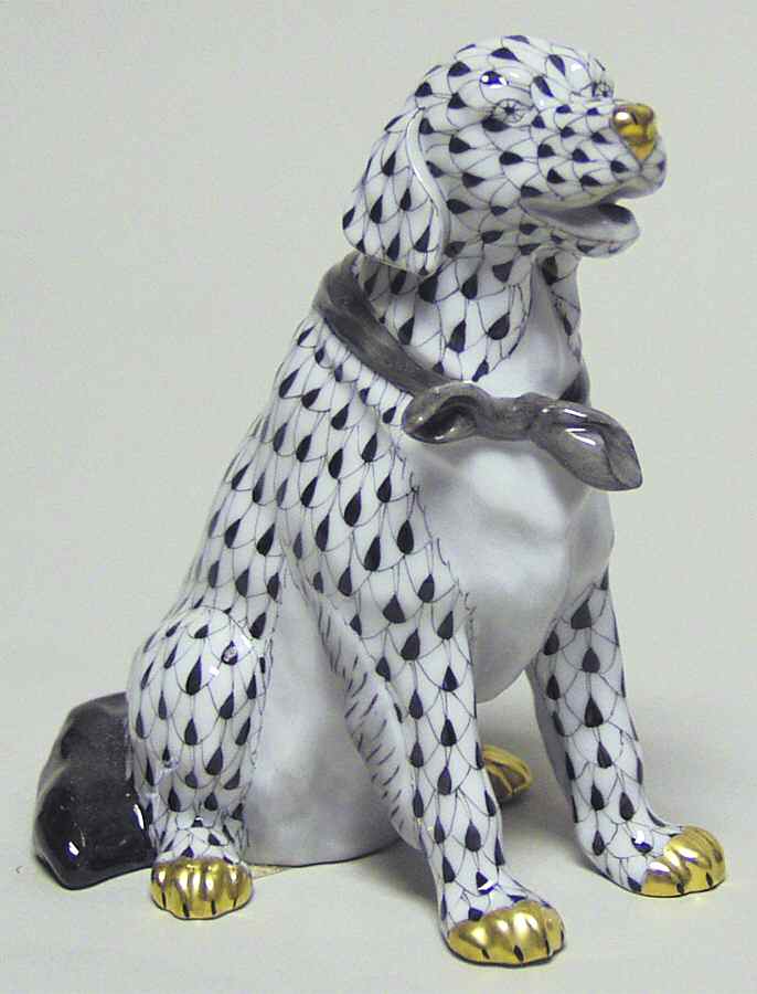 Dogs Golden Retriever-Black - No Box by Herend-1
