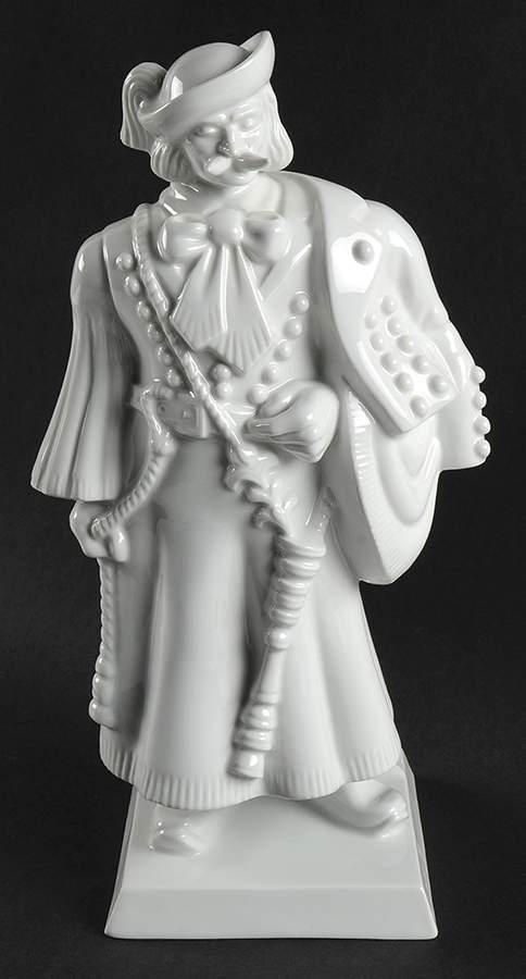 Traditional Hungarian People Hungarian Man-White - No Box by Herend-1