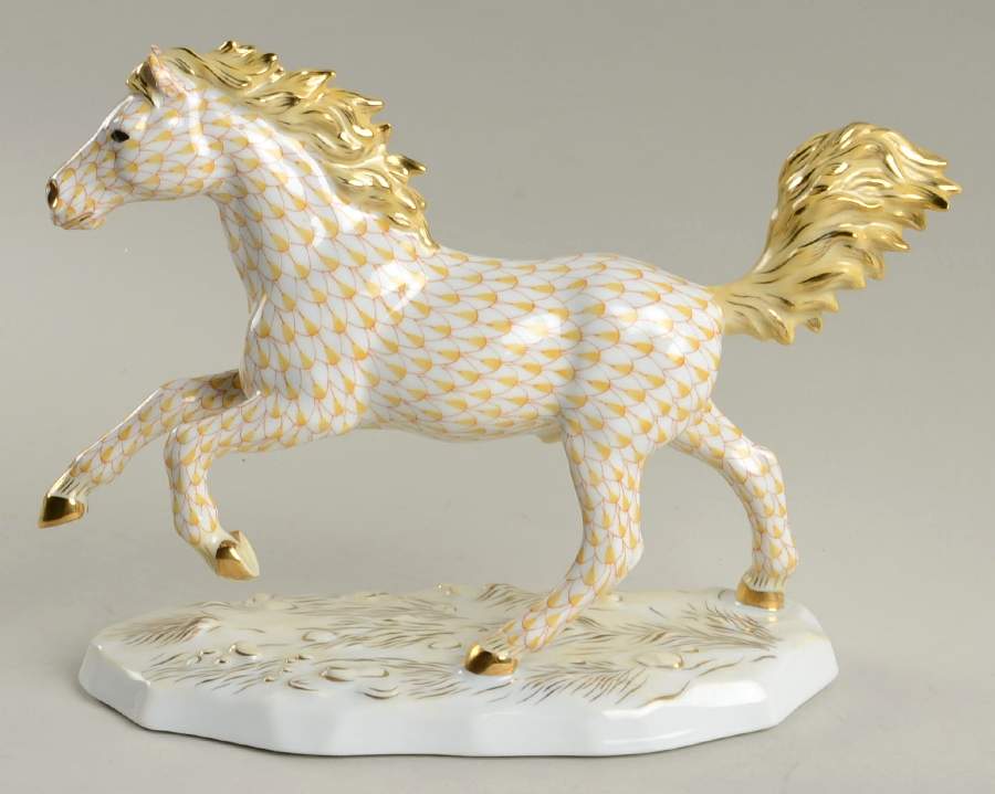 Kingdom Classic Stallion-Butterscotch - No Box 2g by Herend-1