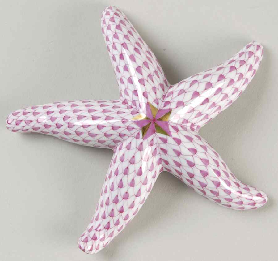 Shells Starfish-Raspberry - No Box by Herend-1