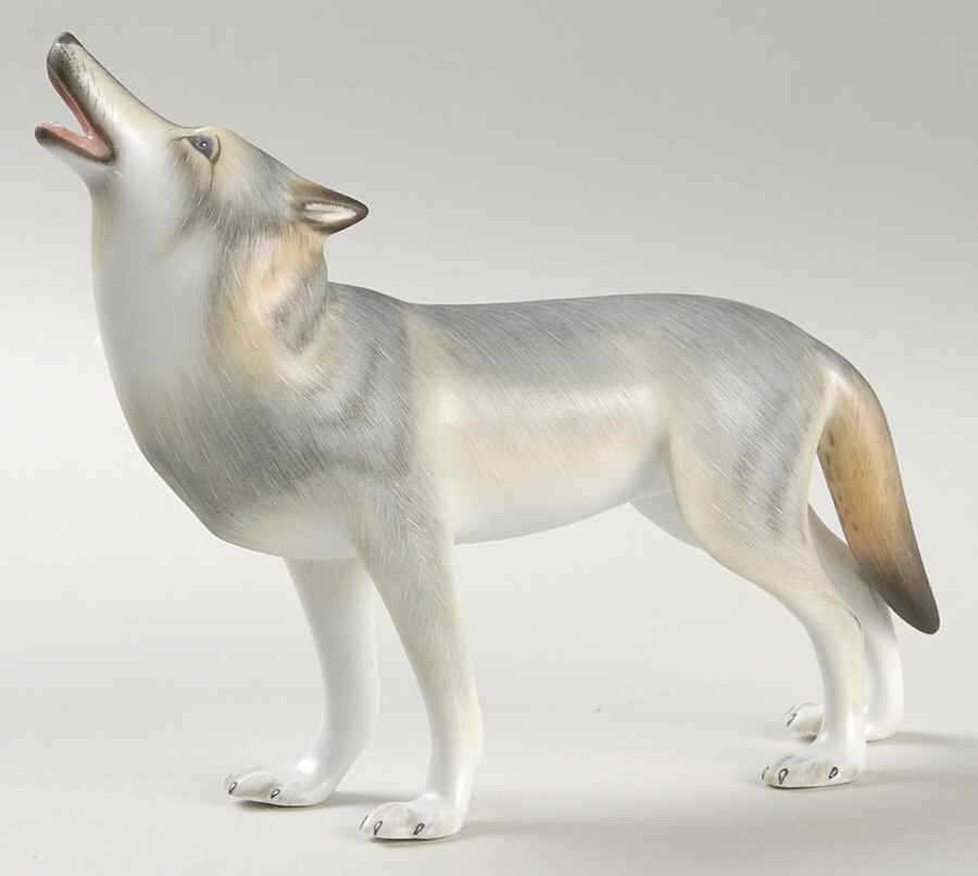 Wild Animals Wolf-Natural - No Box by Herend-1