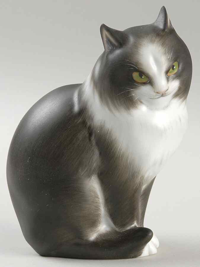 Cats Cat Sitting-Natural - No Box by Herend-1