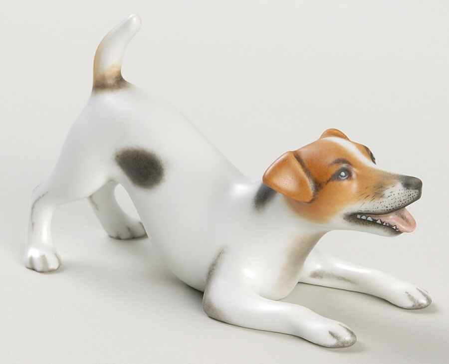 Dogs Jack Russell Terrier-Natural - No Box 60 by Herend-1