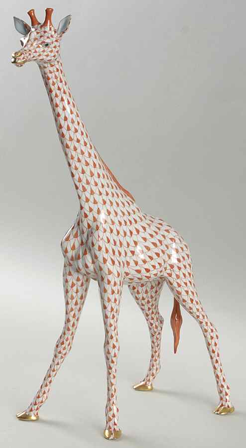 Wild Animals Giraffee-Rust - No Box by Herend-1