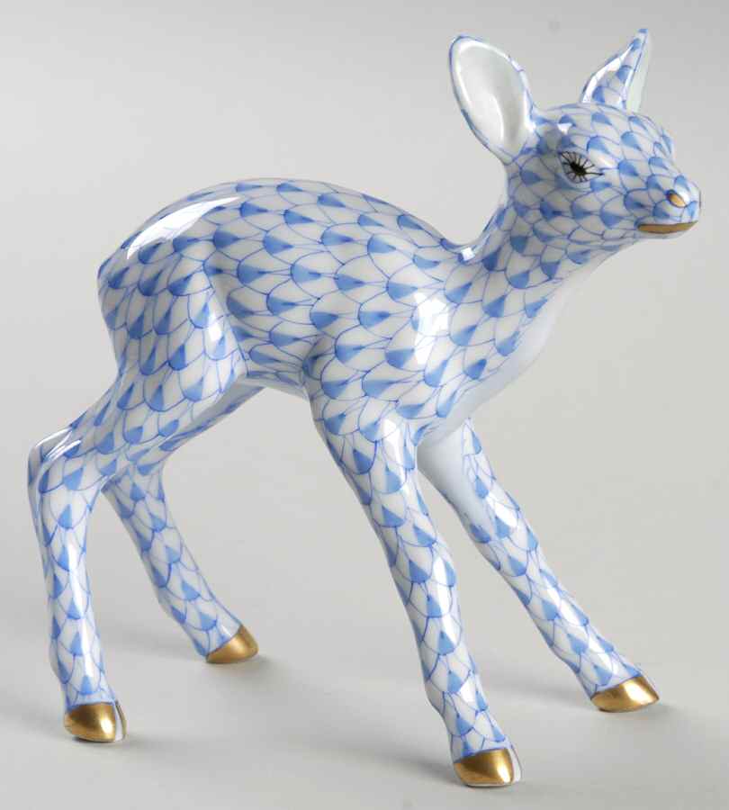 Deer Fawn-Raspberry - No Box by Herend-1