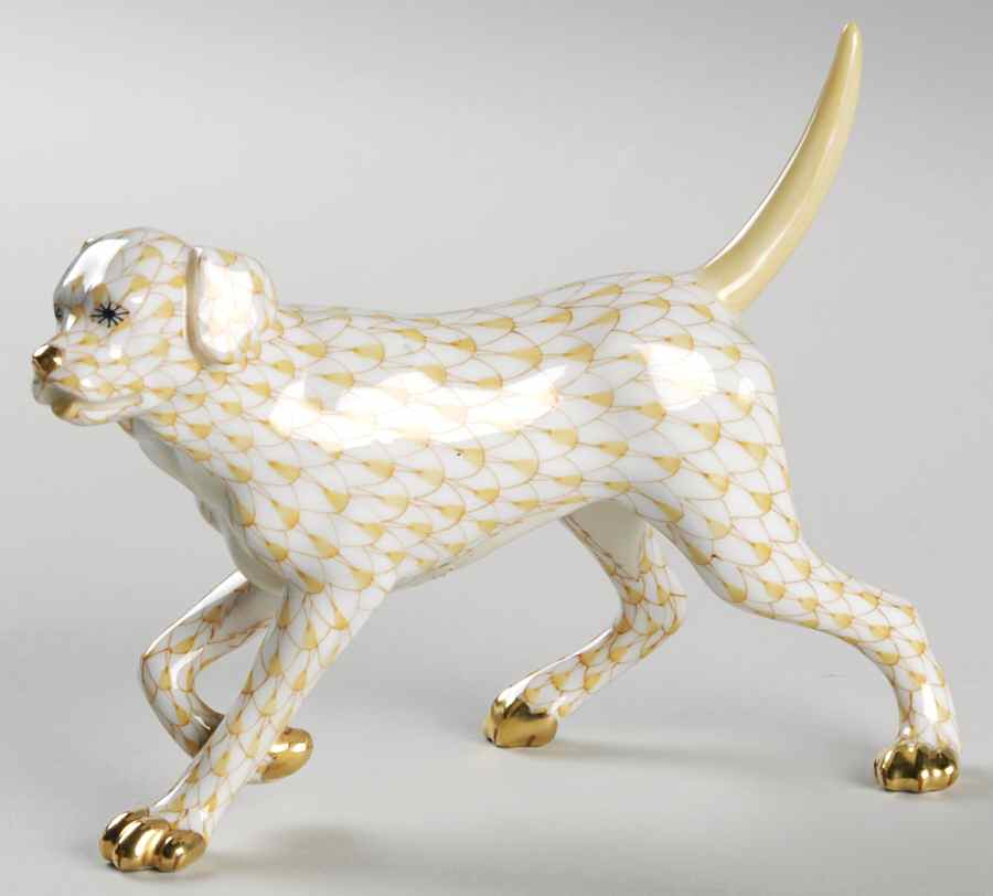 Dogs Labrador Retriever-Butterscotch - No Box by Herend-1