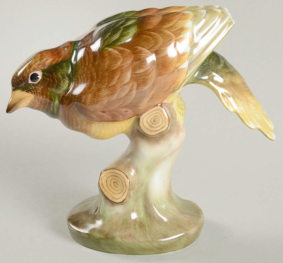 Birds Finch-Natural - No Box by Herend-1