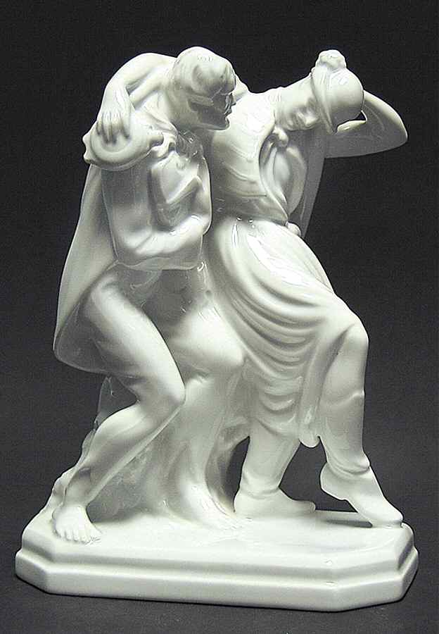 Traditional Hungarian People Gay Lad-White - No Box by Herend-1