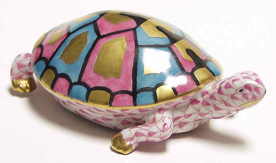Turtles Turtle-Raspberry - No Box by Herend-1