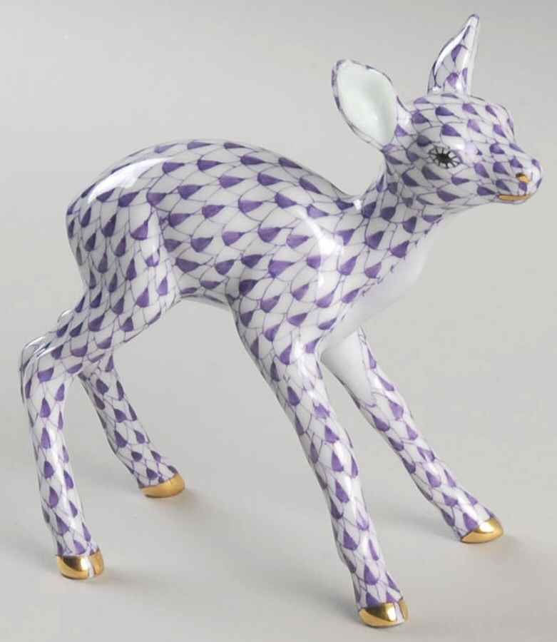 Deer Fawn-Lilac - No Box by Herend-1
