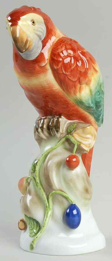 Birds Parrot-Natural - No Box by Herend-1