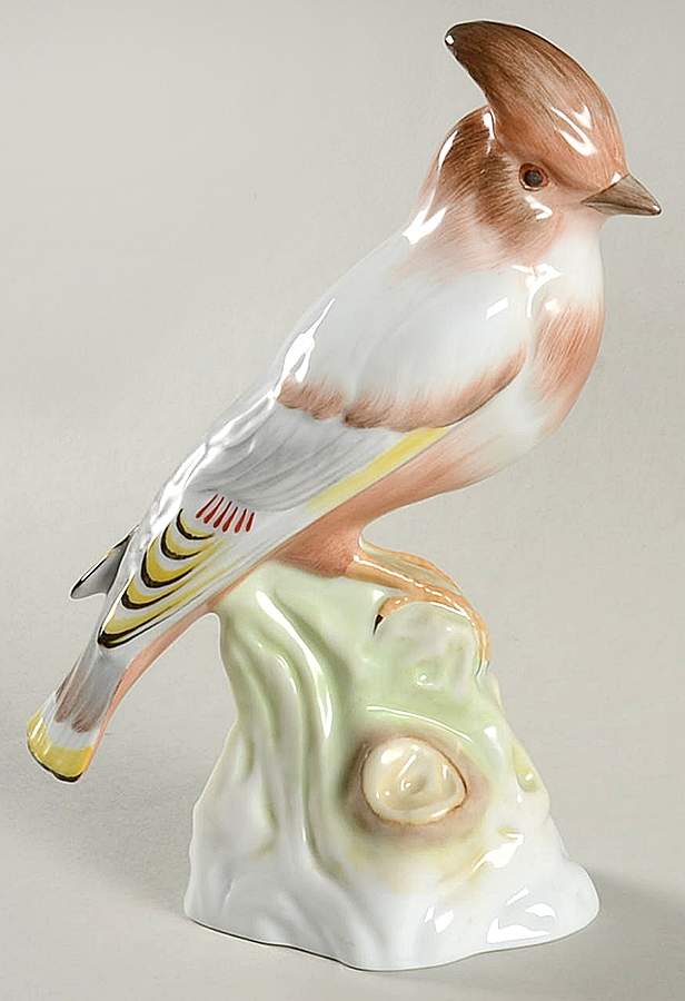 Birds Singer Bird-Natural - No Box by Herend-1