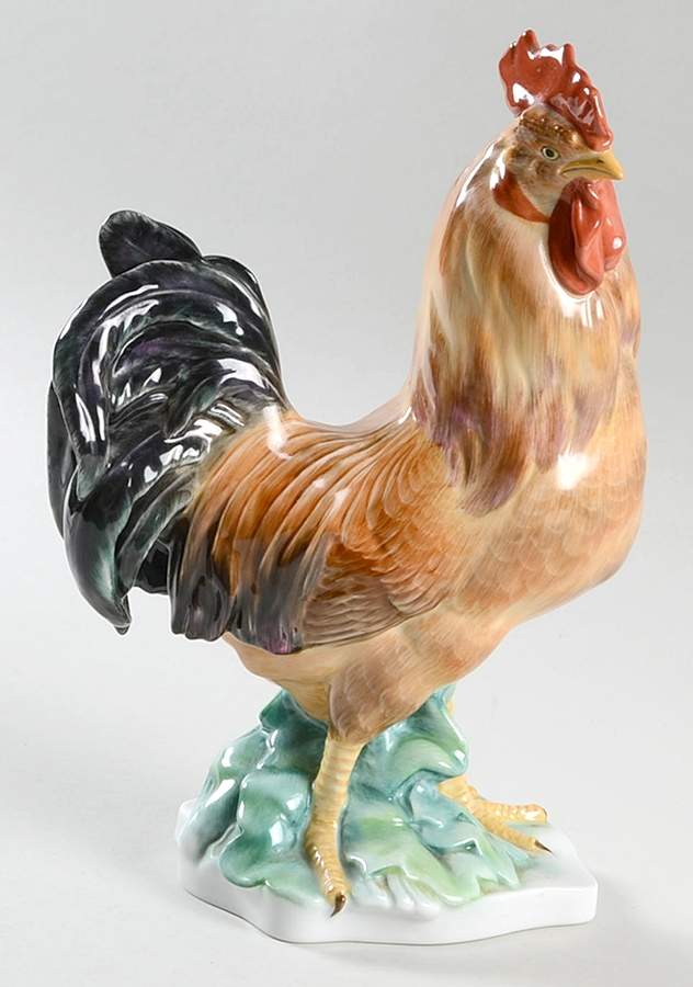 Roosters Rooster-Natural - No Box by Herend-1
