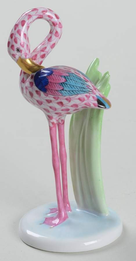 Waterfowl Little Flamingo-Raspberry - No Box by Herend-1