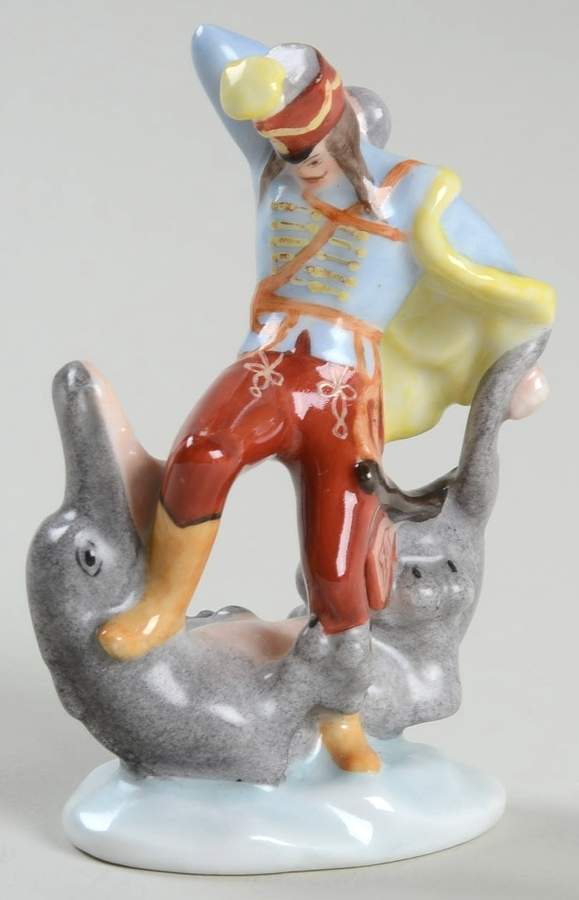 Traditional Hungarian People Hussar With Dragon - No Box by Herend-1