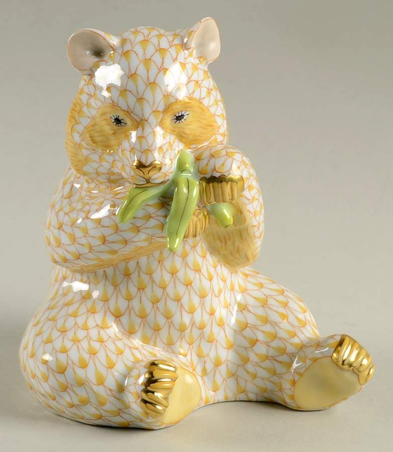 Bears Panda-Butterscotch - No Box by Herend-1