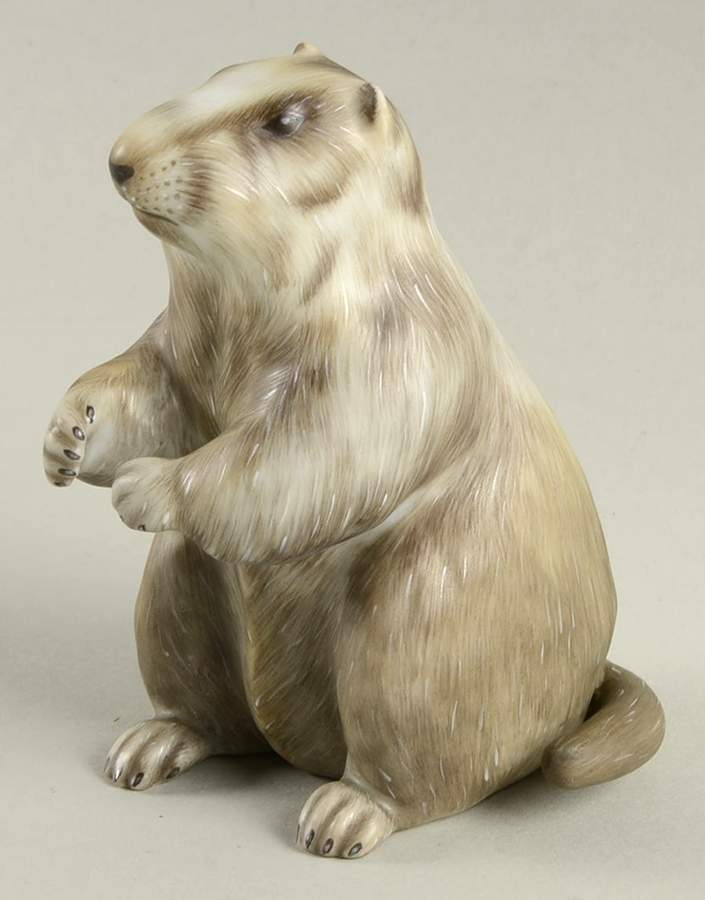 Rodents Groundhog/Woodchuck-Natural - No Box by Herend-1