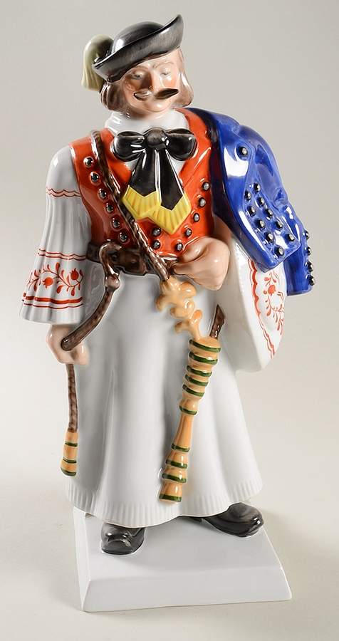 Traditional Hungarian People Hungarian Man - No Box by Herend-1