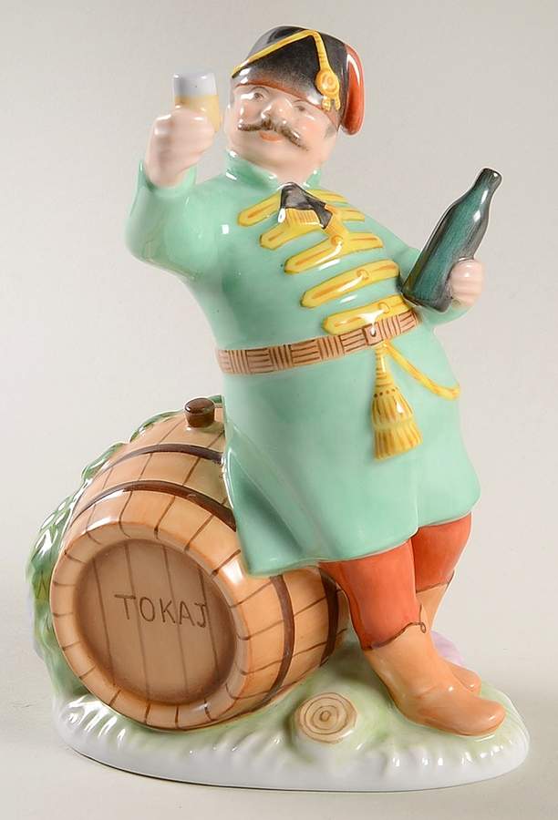 Traditional Hungarian People Wine Tasting Noble - No Box by Herend-1