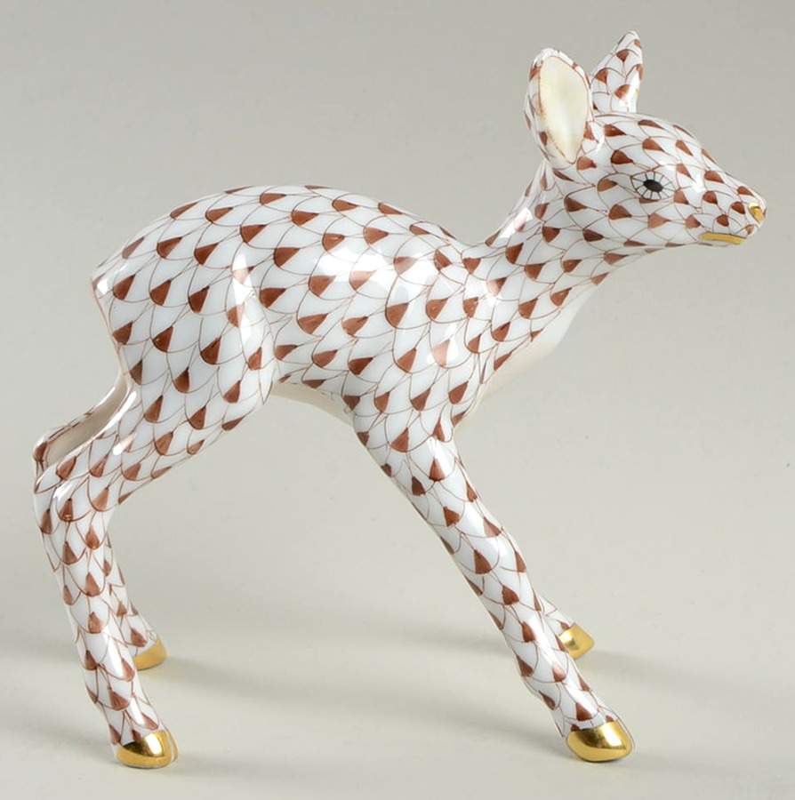 Deer Fawn-Chocolate - No Box by Herend-1