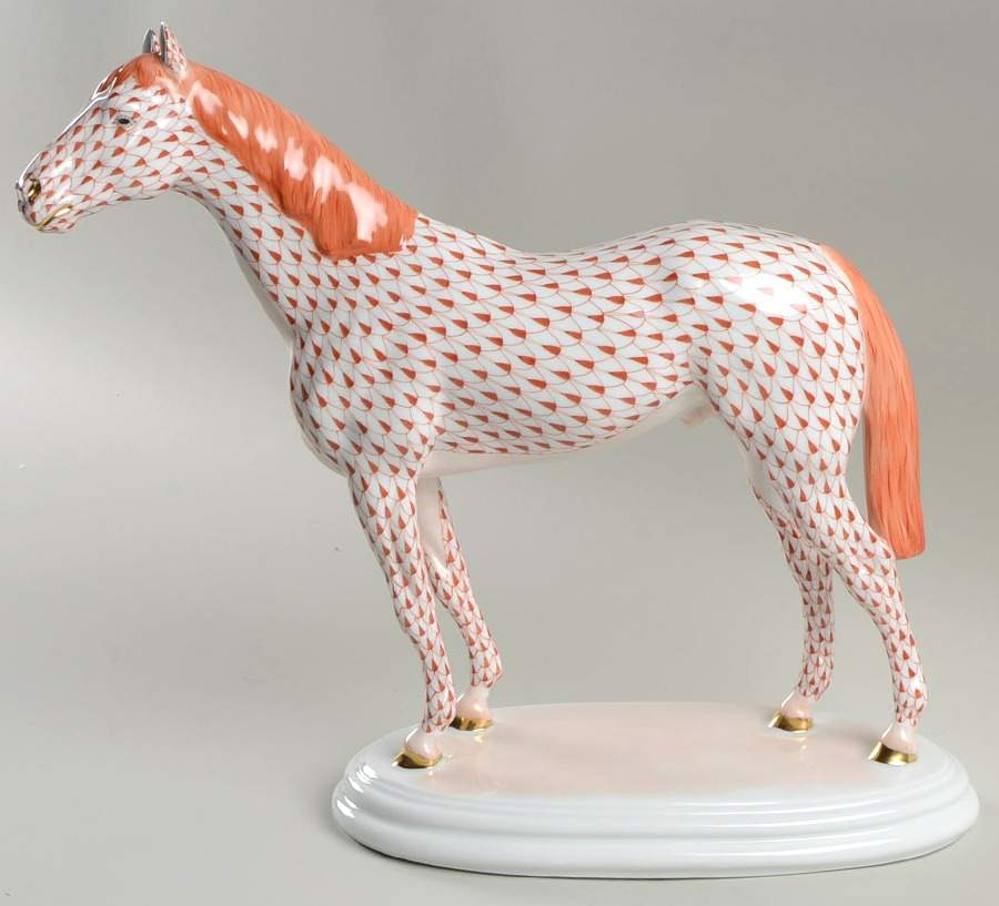 Horses (Equine) Horse-Large/Rust - No Box by Herend-1