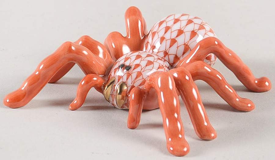 Bugs & Friends Tarantula-Rust - No Box by Herend-1